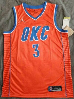 NBA 3 Giddey OKC Thunder Maillot orange